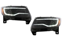 KITT Lightning Faruri LED pentru Jeep Grand Cherokee IV WK2 2011-2013 cu semnal dinamic (HLJEGC4KK)