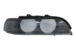 KITT Sticla far dreapta pentru BMW Seria 5 E39 1995-2000, plastic rezistent (HGBME39SR)