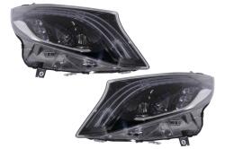 KITT Faruri Full LED negre pentru Mercedes V-Class W447 2016-2020 (HLMBW447VL)