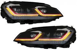 KITT Faruri LED pentru VW Golf 7 Facelift GTI Look RHD cu semnal dinamic (HLVWG7FRRHD)