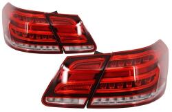 KITT Stopuri LED pentru Mercedes E-Class W212 2009-2013, design facelift rosu clar (TLMBW212RCOE)