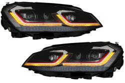 KITT Specials Faruri LED pentru VW Golf 7 VII 2012-2017 GTI Look Facelift cu semnal dinamic (HLVWG7FR)