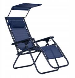 ModernHOME metálkék nyugágy (ZRL009-R DARK BLUE)