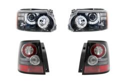 KITT Faruri si stopuri LED pentru Range Rover Sport L320 2009-2013, design facelift (COHLRRSFOE320F)