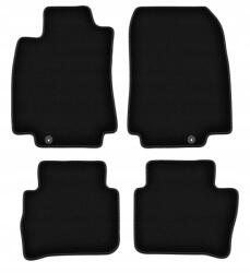 Wielganizator Autószönyegek Nissan Tiida C11 2004-2012-hez Basic szett fekete 4 db
