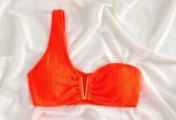 Shein Narancssárga Csíkos Bikini Felső XL Vxg