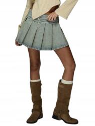 Missguided Farmer Bő Szabású Miniszoknya Fodros Díszítéssel M 1JC