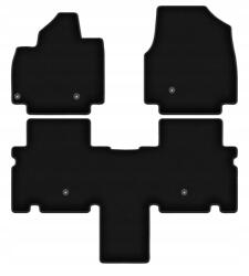 Wielganizator Autószönyegek Kia EV9 2023- crossover szett Basic fekete 3 db