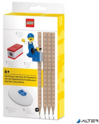 LEGO® Grafitceruza szett, HB, hegyezővel, radírral, mini figurával, LEGO (53708) - alter