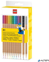 LEGO® Színes ceruza készlet, mini figurával, LEGO, 12 különböző szín (53706) - alter
