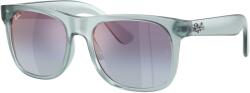Ray-Ban RJ9069S 7223U0 JUNIOR JUSTIN Transparent Blue Blue Gradient Grey Mirror Rose gyermek napszemüveg (RJ9069S 7223U0)