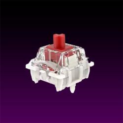 AVAX Gateron G Pro 3.0 switch (lineáris, Red, 3-pin, gyárilag kenve, átlátszó felsőrész, fehér alsórész, 35 db) (GATERON_G_PRO_3_RED_SWITCH35)