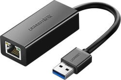 UGREEN ADAPTOR RETEA CR111 USB to RJ-45 Gigabit LAN Adapter, LED, negru (20256B) - vexio
