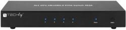 TECHLY IDATA DP-KVM4 KVM switch Rack mounting Black (101935)