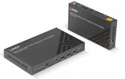 LINDY Extender KVM Cat. 6A HDMI 4K60 Či Type C HDBaseT 3.0, 70 m, Lindy 38346 (38346)