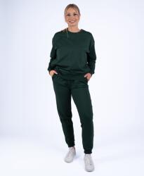  Moniel szoptatós melegítő szett rövid pulóverrel L és XXL méret Basic Dark Green