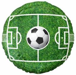 GoDan Futball mintás fólia lufi - kerek, 36 cm, csomagolt (FG-OBBO) - pepita