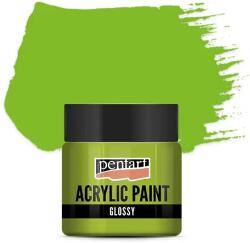 Pentart fényes akrilfesték, 50 ml - almazöld