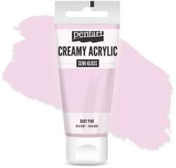 Pentart krémes akrilfesték, selyemfényű, 60 ml - bébirózsaszín