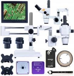  Trinokuláris Stereoszkópos Mikroszkóp Moon Pro MSMP-T-SDMS1-6745 - Trinokuláris Fej, 51MP Kamera | 6, 7-45x bővíthető 3, 35-270x, 100mm munkatávolság | Elektronika, Ékszerészeti Vizsgálatok