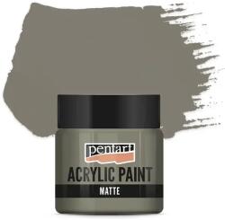 Pentart matt akrilfesték, 50 ml - iszapszürke