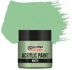 Pentart matt akrilfesték, 50 ml - vintage zöld