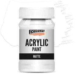 Pentart matt akrilfesték, 100 ml - titánfehér