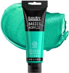 Liquitex Basics akrilfesték, 118 ml - 339, metallic aqua green