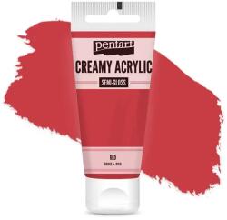 Pentart krémes akrilfesték, selyemfényű, 60 ml - piros