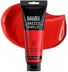 Liquitex Basics akrilfesték, 250 ml - 151, cadmium red medium hue