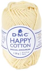 DMC Happy Cotton amigurumi pamutfonal, 20 g - 770, halványsárga