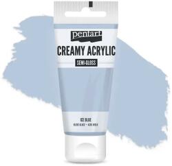 Pentart krémes akrilfesték, selyemfényű, 60 ml - jégkék