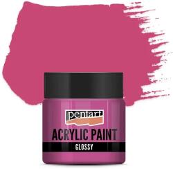 Pentart fényes akrilfesték, 50 ml - magenta