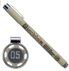 Sakura Pigma Micron 05 műszaki rajztoll, 0, 45 mm - szürke (XSDK0544)