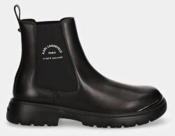 Karl Lagerfeld Jodhpur bőr Chelsea csizma KL13060 43 EU Fekete