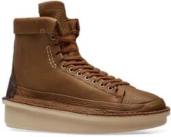 Clarks Oswyn Hi férfi bakancs - valódi szemcsés bőr, őszi-téli - méret 45 - barna, nappa, kényelmes polyveldt konstrukció, prémium nívós férfi lábbeli