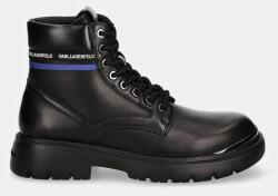 Karl Lagerfeld MASON bőr csizma KL13055 42 EU fekete