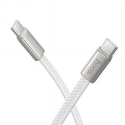 hoco. Cablu Date si Incarcare USB-C - USB-C HOCO X125, 60W, 1m, Alb - evomag