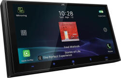 JVC KW-M795DBW Prémium 2 DIN autós multimédia, 6, 92 HD kijelző, vezeték nélküli CarPlay/Android Auto, DAB+, DSP