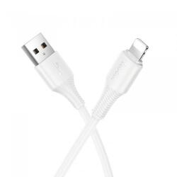 hoco. Cablu Date si Incarcare USB-A - Lightning HOCO X120, 18W, 1m, Alb - evomag