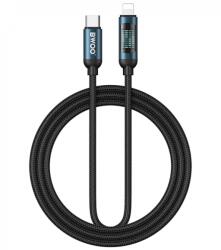 BWOO Cablu Date si Incarcare USB-C - Lightning BWOO X305 Display, 27W, 1m, Negru - evomag