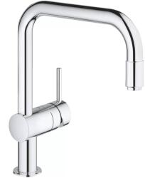 GROHE Baterie bucatarie Grohe Vento 30435000, inalta, tip U, dus, monocomanda, Crom (30435000)