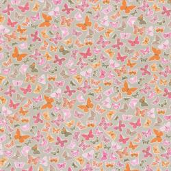  Caselio Pretty Lili 69284038 pillangók szürke szines dekoranyag (69284038)