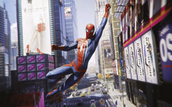  Marvel Spider-Man City Swing - Dinamikus és látványos Pókember a felhőkarcolók között Vlies digitális nyomású poszter (DX8-239)