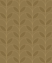 Kabaréénekesnők nyakdísze (diadém) ihlette grafikus art deco design aranybarna és arany tónus fémes mintarészek tapéta (201022541)