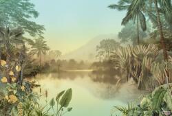  Komar Heritage Edition 1, HX8-049 Lac Tropical idilli trópusi táj tavi panorámával digitális nyomat (HX8-049)