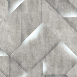  Ugepa ONYX M35211 Natur/Ipari design Geometrikus összeillesztett betonlapok szürke árnyalatok fehérezüst tapéta (35211)