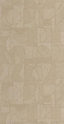  Dél-amerikai patchwork és a hagyományos textil kortárs geometriai mintája lenbézs/szürkésbézs és világosbarna tónus tapéta (201161373)