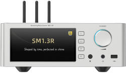 Shanling SM1.3R - Asztali Streamer R2R DAC fejhallgató erősítéssel WiFi Bluetooth 5.2 aptX HD LDAC MQA 32bit 768khz DSD512 - Ezüst (SH-SM13R-SILVER)