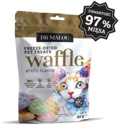 DR MALOU Recompense pisici liofilizate crocante DR MALOU Waffle Mixed Flavor 60 g